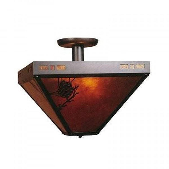 112 Pasadena Drop Ceiling Mica Lamp Company
