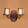 Copy of Craftsman 123 Double Wall Sconce Mica Lamp Company