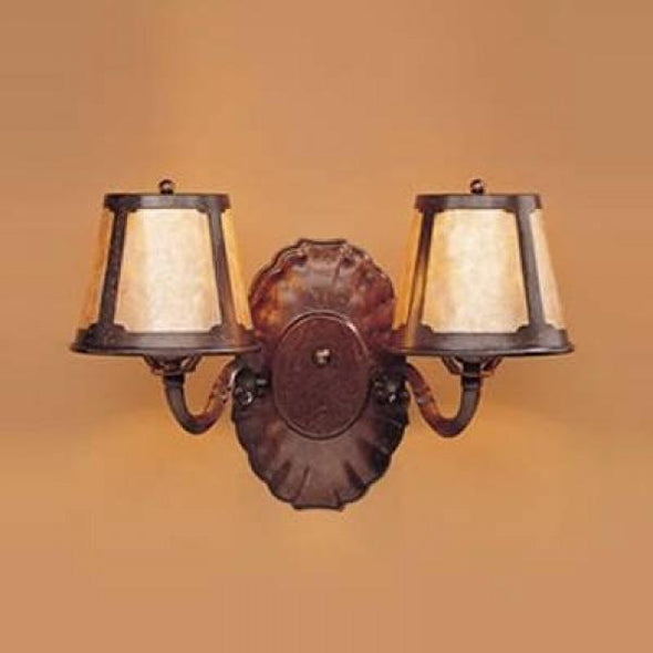Copy of Craftsman 123 Double Wall Sconce Mica Lamp Company
