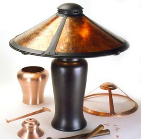 Craftsman Milkcan Table Lamp 001 Mica Lamp