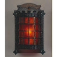 Vintage Iron LF205 Manor Small Wall Sconce Mica Lamps