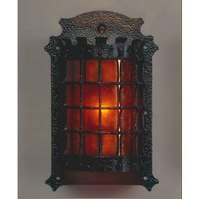 Vintage Iron LF205 Manor Small Wall Sconce Mica Lamps