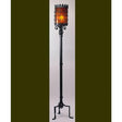 Vintage Iron LF209 Manor Torchiere Floor Lamp Mica Lamps