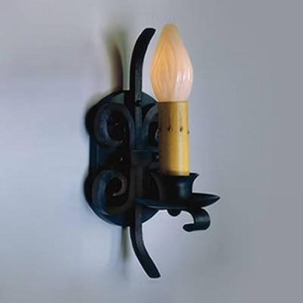 Vintage Iron LF514 Rancho Sconce Mica Lamps