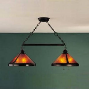 Craftsman 136SM Billiard Light Mica Lamp Company