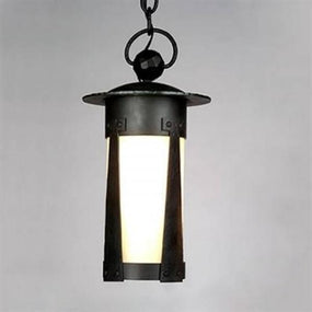 1900/2 Large Lantern Pendant Mica Lamp