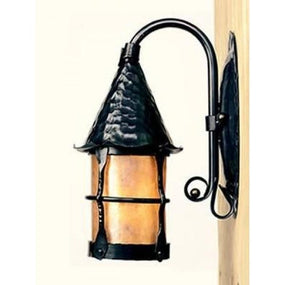 Vintage Iron LF201 Cottage Wall Sconce Mica Lamps